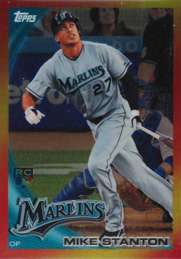 2010 Topps Red Hot Rookies Redemption Giancarlo Stanton #RHR4 Baseball Card