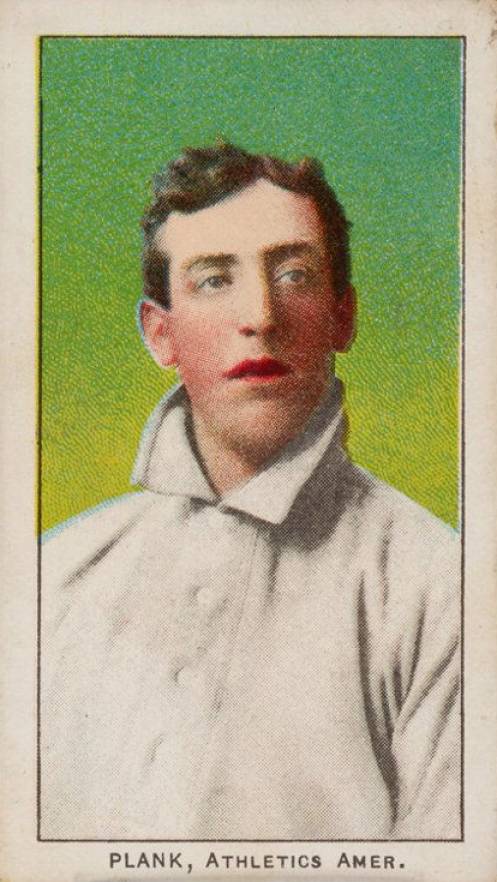 1909 Philadelphia Caramel Plank, Athletics Amer. # Baseball Card