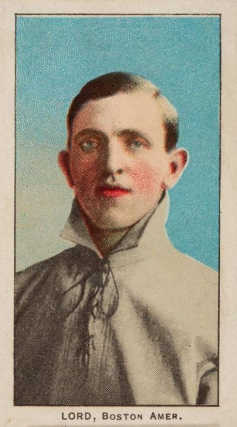 1909 Philadelphia Caramel Lord, Boston Amer. # Baseball Card