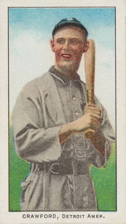 1909 Philadelphia Caramel Crawford, Detroit Amer. # Baseball Card