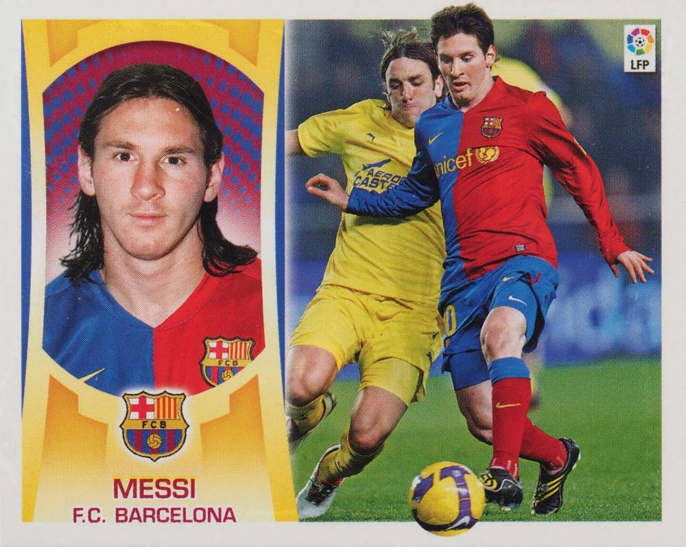 2009 Panini Colecciones Este La Liga Stickers Lionel Messi #15 Soccer Card