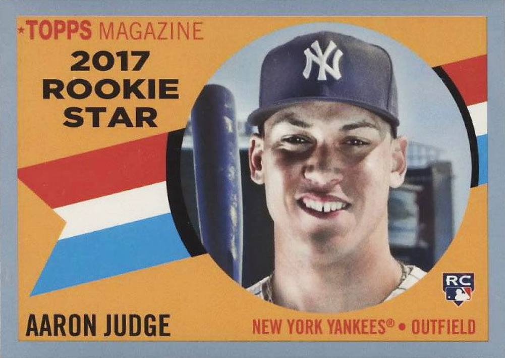 2017 Topps Archives 1960 Rookie Star Aaron Judge #RS-9 Baseball Card