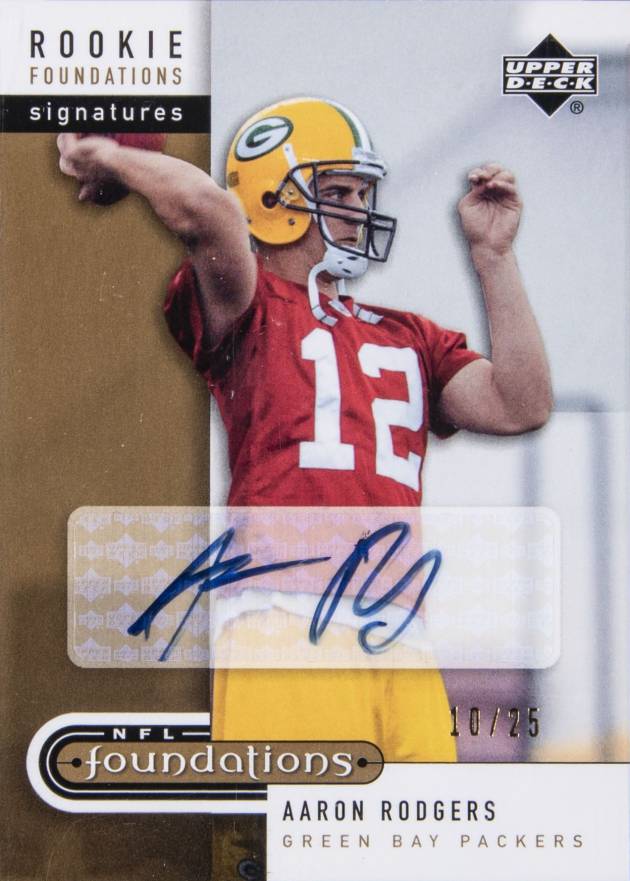 2005 Upper Deck Foundations Aaron Rodgers #260 Football Card