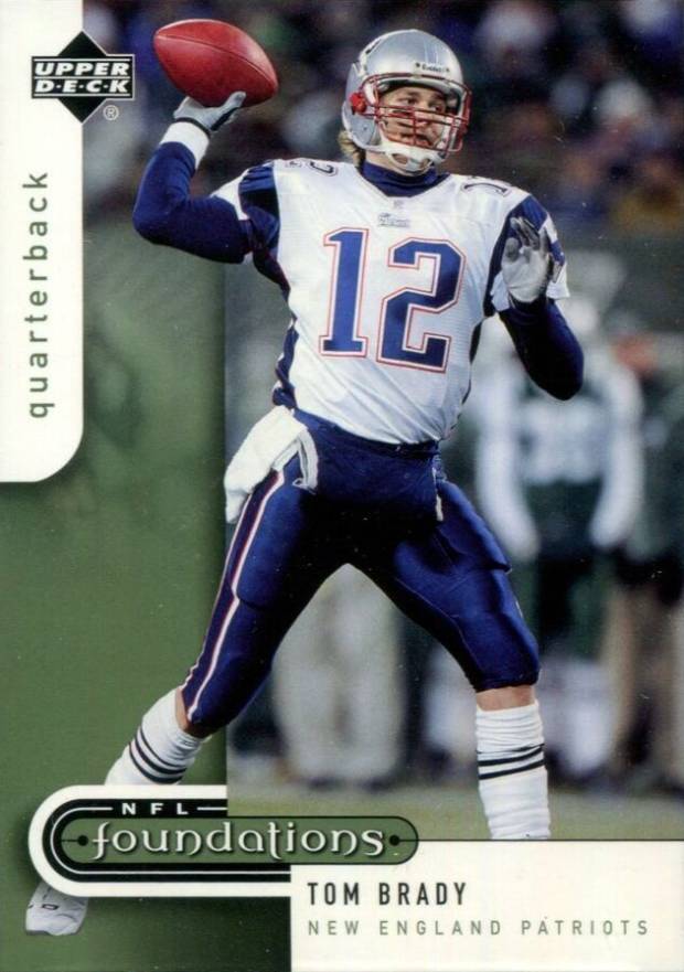 2005 Upper Deck Foundations Tom Brady #55 Football Card
