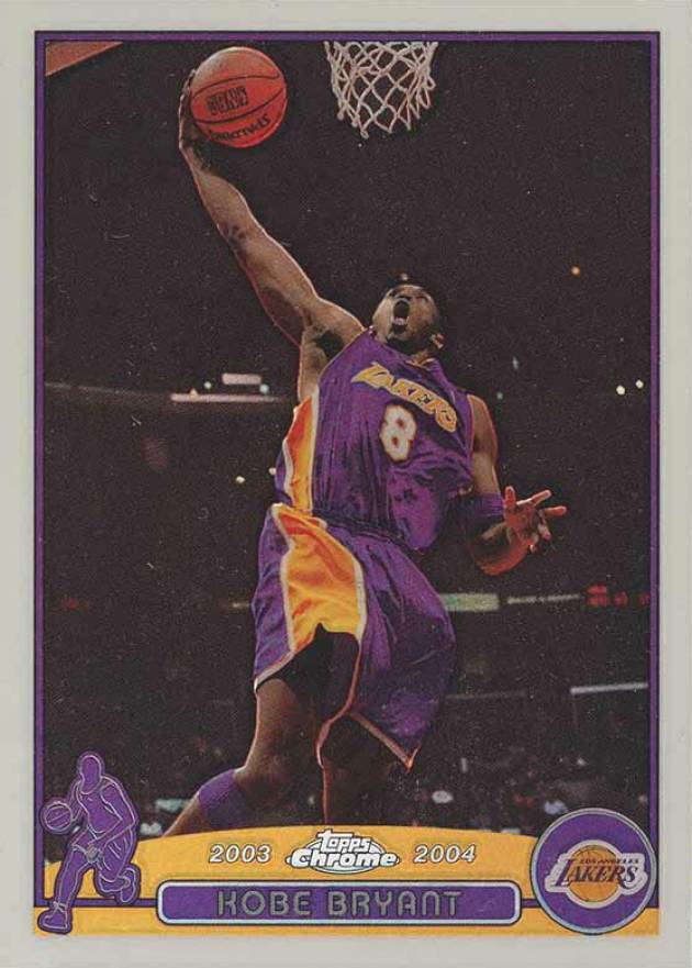 2003 Topps Chrome Kobe Bryant #36 Basketball Card