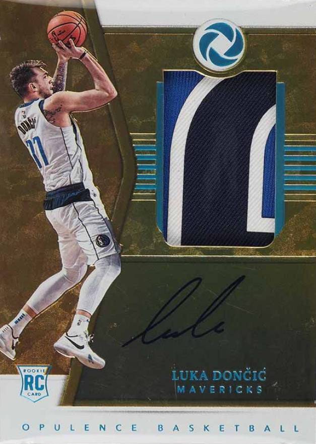 2018 Panini Opulence Luka Doncic #145 Basketball Card
