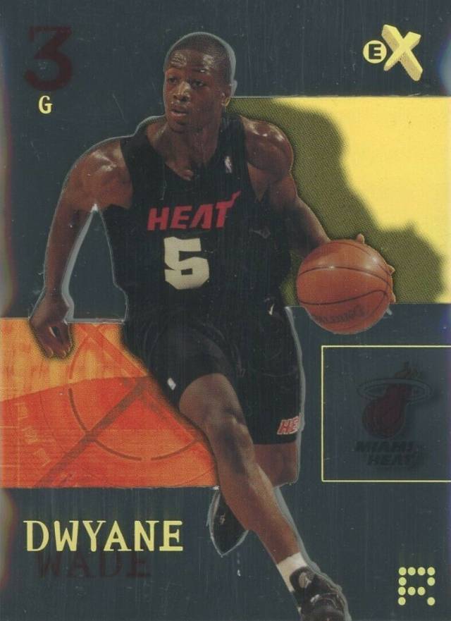 2003 Fleer E-X  Dwyane Wade #90 Basketball Card