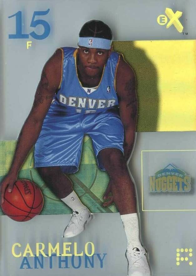2003 Fleer E-X  Carmelo Anthony #73 Basketball Card