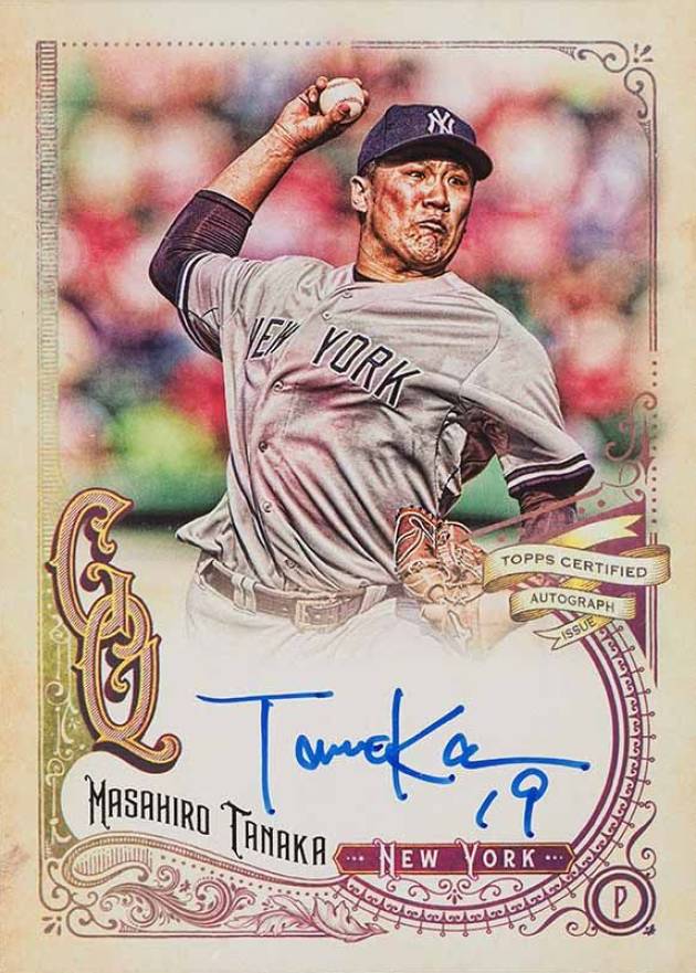 2017 Topps Gypsy Queen Autographs Masahiro Tanaka #MT Baseball Card