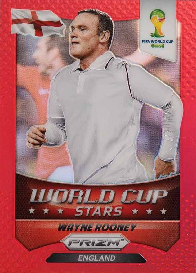 2014 Panini Prizm World Cup Stars Wayne Rooney #14 Boxing & Other Card