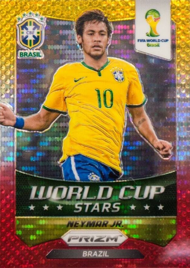2014 Panini Prizm World Cup Stars Neymar Jr. #7 Soccer Card