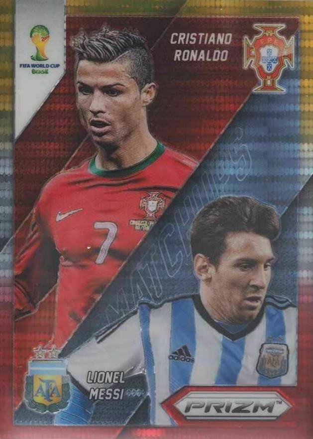 2014 Panini Prizm World Cup Matchups Cristiano Ronaldo/Lionel Messi #19 Boxing & Other Card