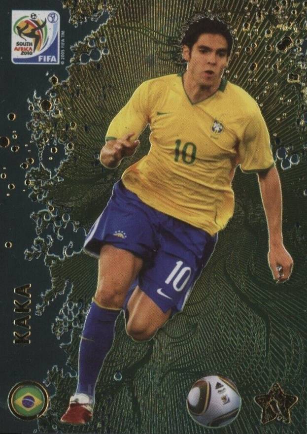 2010 Panini World Cup South Africa Premium Kaka #55 Soccer Card