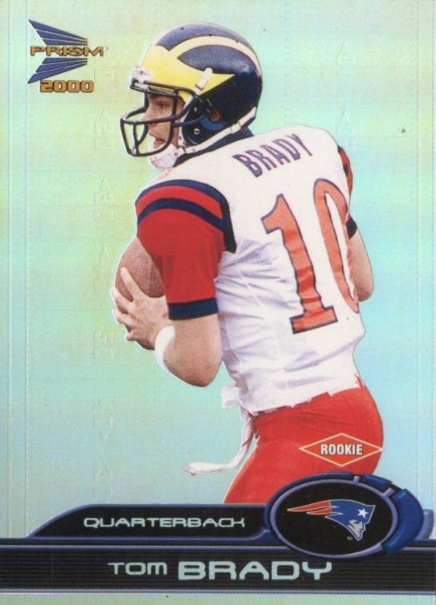 2000 Pacific Prism Prospects Tom Brady #156 Football Card