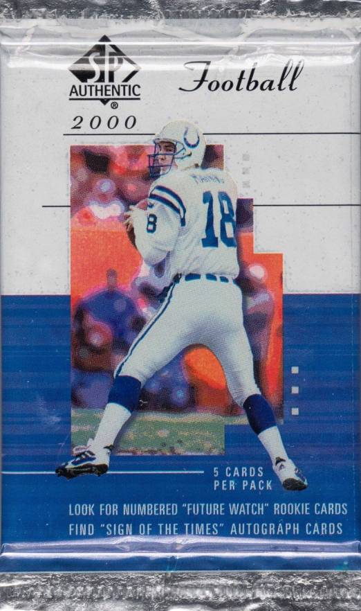 2000 SP Authentic  Foil Pack #FP Football Card