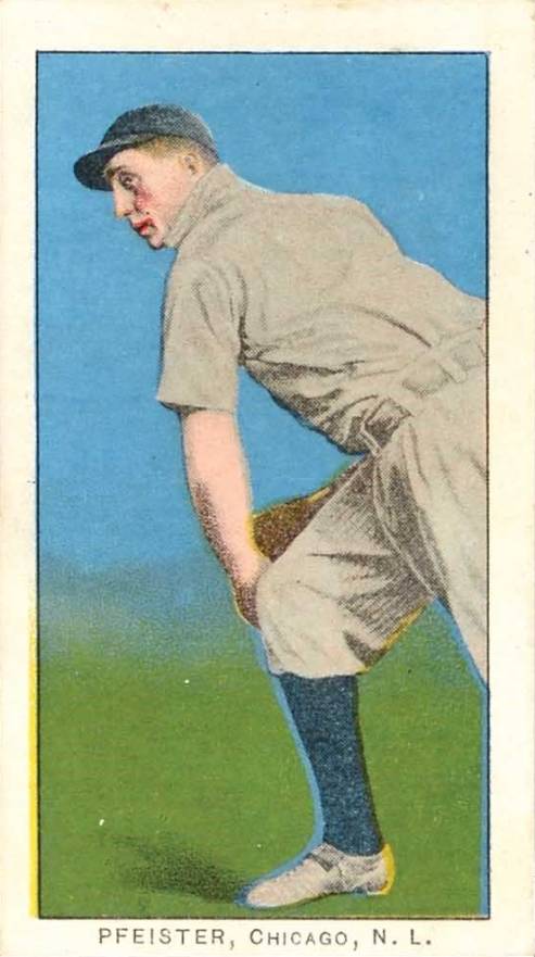 1910 Philadelphia Caramel Pfeister, Chicago Nat'l # Baseball Card