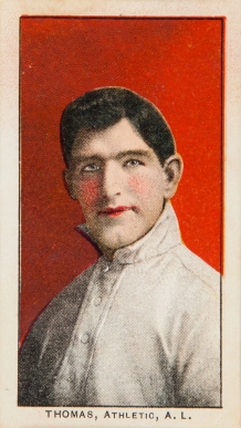 1910 Philadelphia Caramel Thomas, Athletics AL # Baseball Card