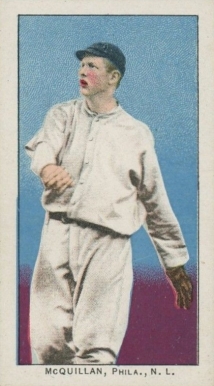 1910 Philadelphia Caramel McQuillian, Phila., Nat'l # Baseball Card