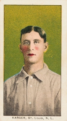 1910 Philadelphia Caramel Karger, St. Louis, Nat'l # Baseball Card