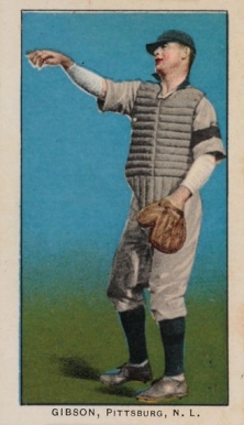 1910 Philadelphia Caramel Gibson, Pittsburgh, Nat'l # Baseball Card