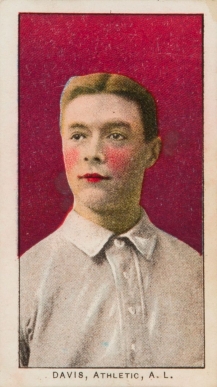 1910 Philadelphia Caramel Davis, Athletics, Amer. # Baseball Card