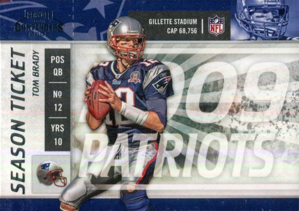 2009 Playoff Contenders Tom Brady #59 Football Card