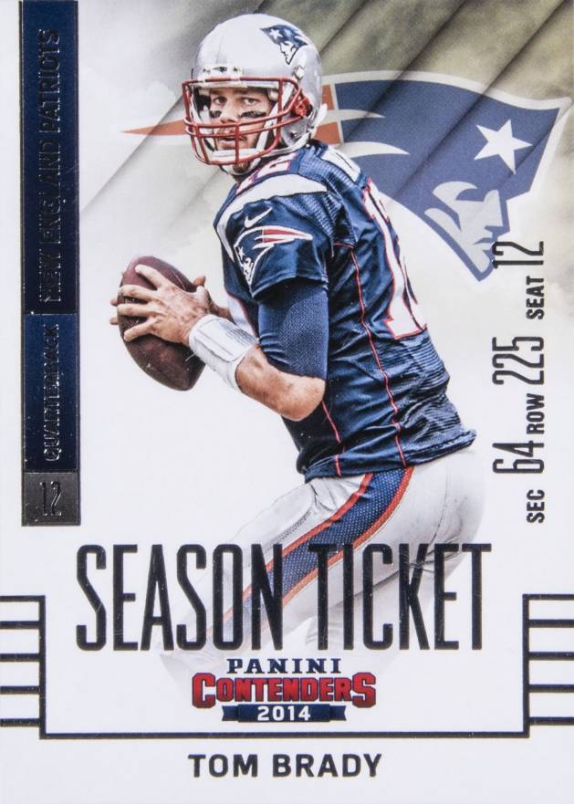 2014 Panini Contenders Tom Brady #67 Football Card