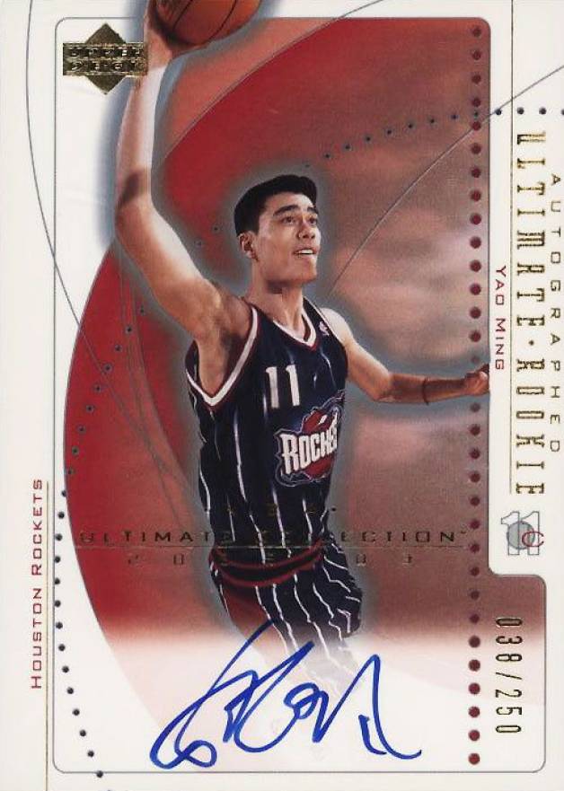 2002 Ultimate Collection Ultimate Collection Yao Ming #79 Basketball Card