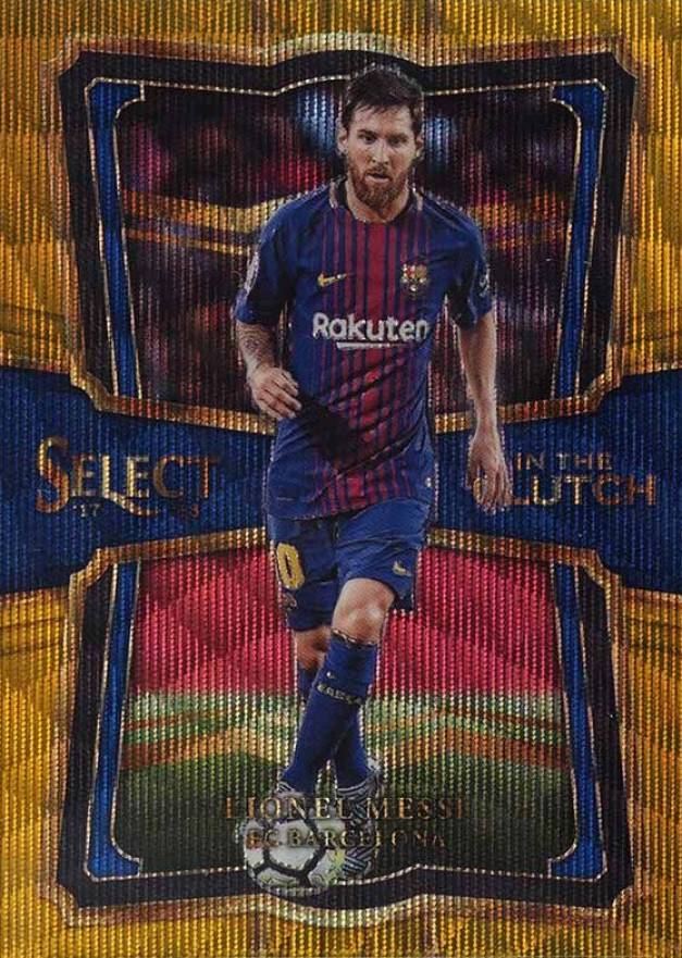 2017 Panini Select In The Clutch Lionel Messi #IC-35 Soccer Card