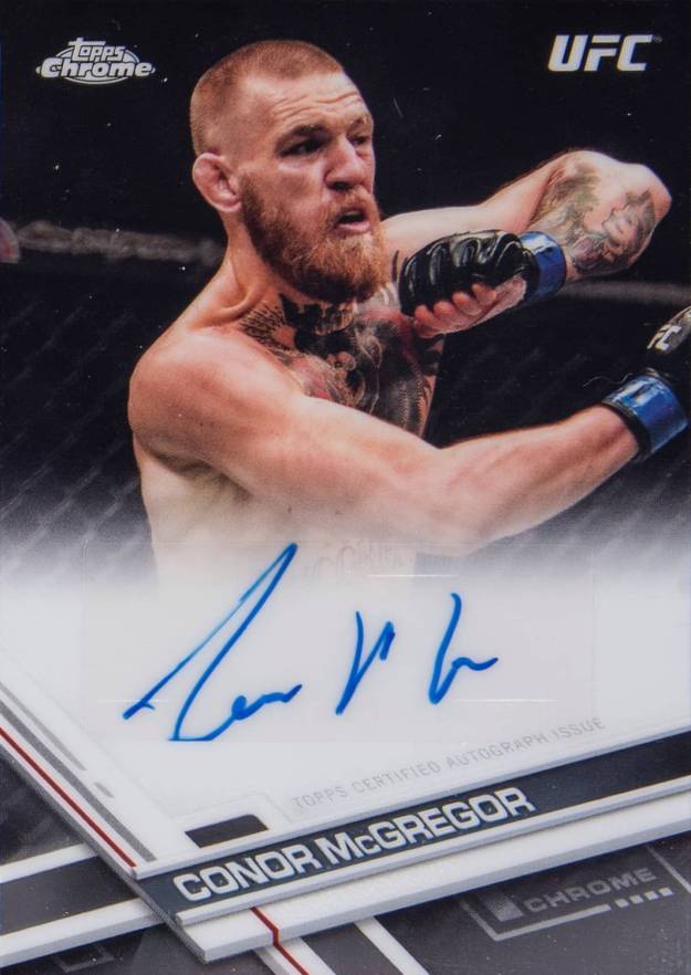 2017 Topps Chrome UFC Fighter Autographs Conor McGregor #FA-CM Other Sports Card