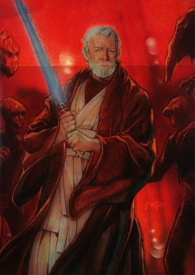 1996 Star Wars Finest Obi-Wan Kenobi #37 Non-Sports Card