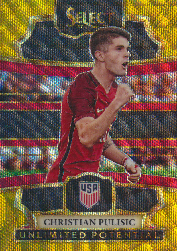 2017 Panini Select Unlimited Potential Christian Pulisic #UP-9 Soccer Card