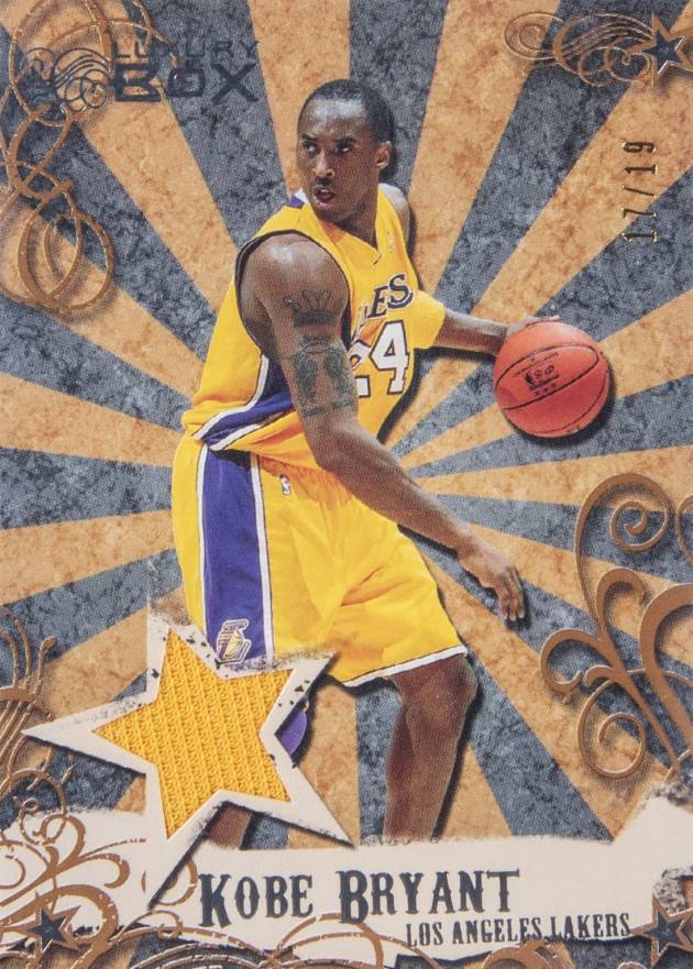 2006 Topps Luxury Box Mezzanine Relics Kobe Bryant #MR-KB Basketball Card