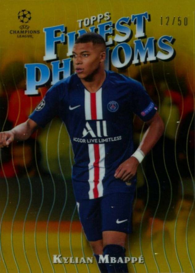 2019 Finest UEFA Champions League Finest Phenoms Kylian Mbappe #FP-KM Boxing & Other Card